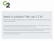 Tablet Screenshot of c2solutions.co.uk